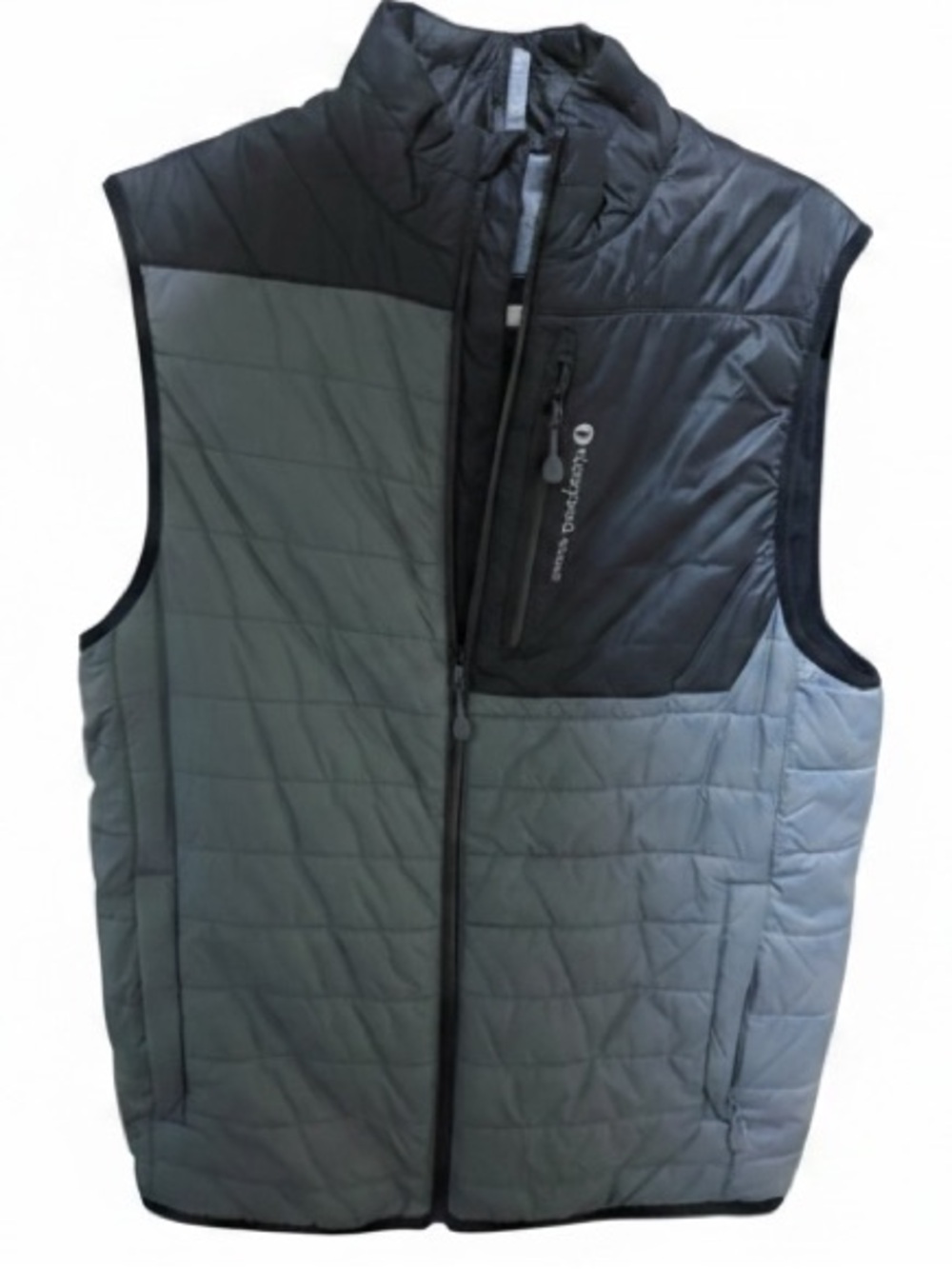 Vineyard Vines Performance Men’s Gray & Black Puffer Vest Lightweight